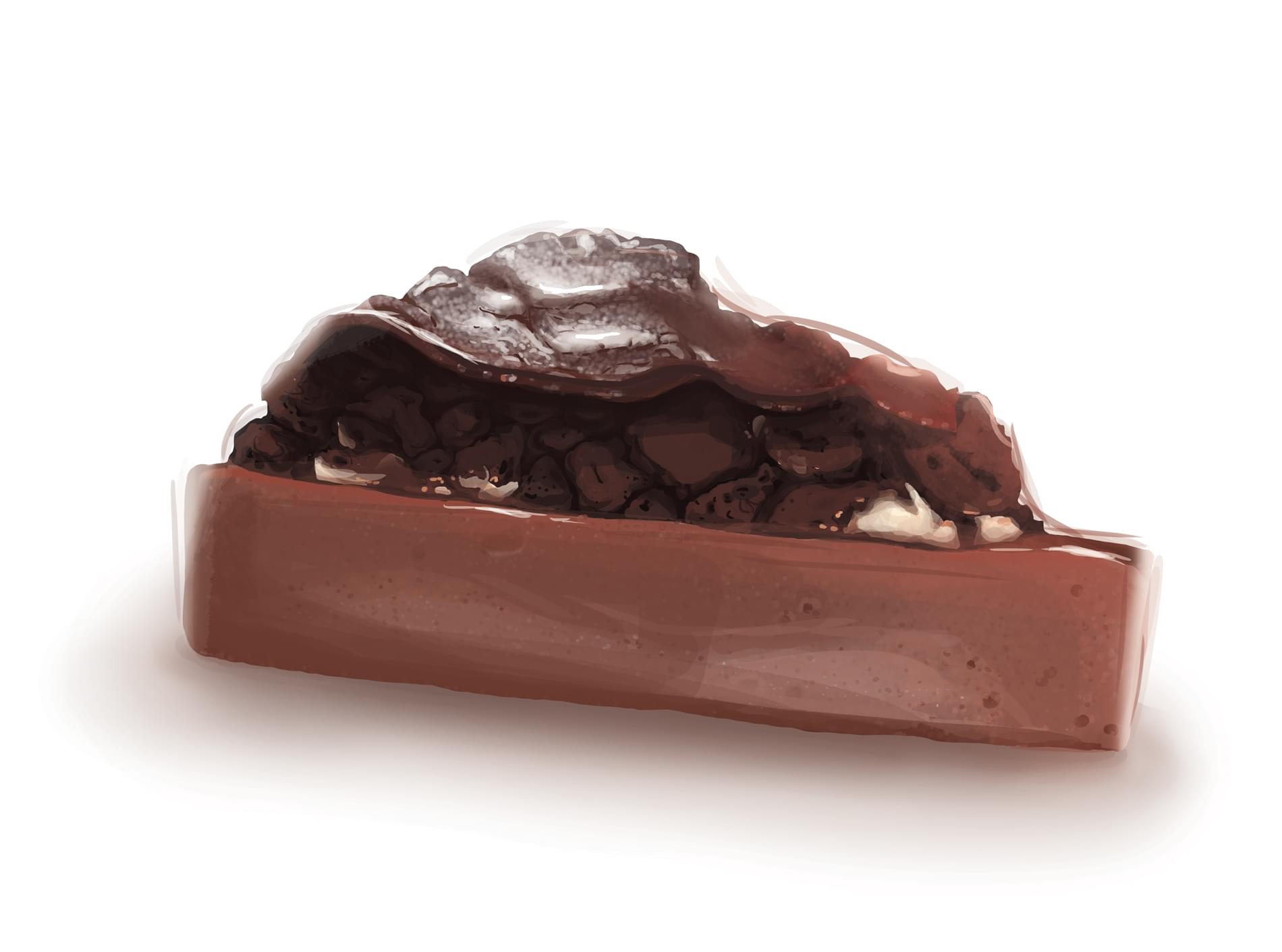 Illustration d'une tartelette chocolat Sosa